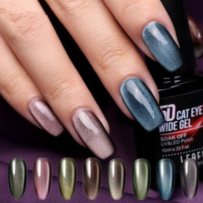 10ML wide cat eye glue Colorful nail nail glue 14 colors - Inspiren-Ezone