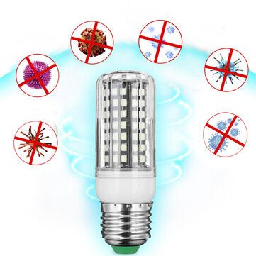 10W UVC Germicidal Light UV Lamp Ultraviolet Ozone Disinfection Light E27 E14 LED Corn Bulb AC110V/220V - Inspiren-Ezone