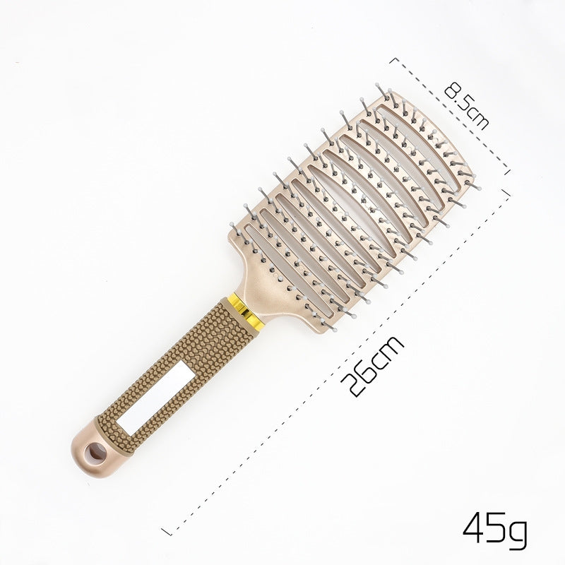 Hairbrush Anti Klit Brushy Haarborstel Women Detangler Hair Brush Bristle Nylon Scalp Massage  Teaser Hair Brush Comb - Inspiren-Ezone
