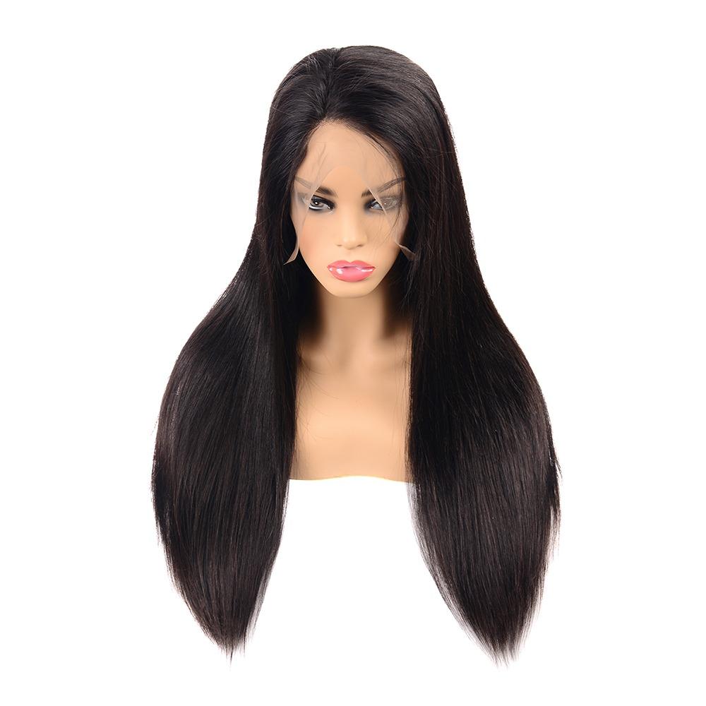13x4 HD Transparent Lace Frontal Straight Human Hair Wigs 200% Density - Inspiren-Ezone