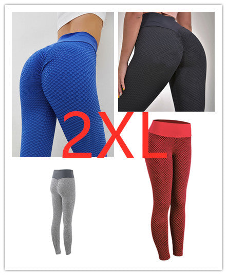 Plaid Leggings Fitness Yoga Pants Women's Seamless High Waist Leggings Breathable Gym - Inspiren-Ezone