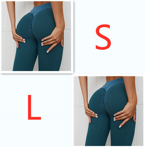 Plaid Leggings Fitness Yoga Pants Women's Seamless High Waist Leggings Breathable Gym - Inspiren-Ezone