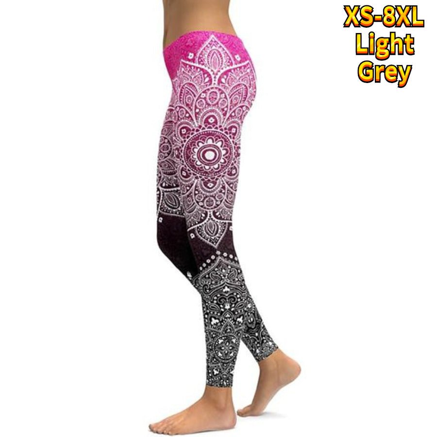 3D Printing High Waist Sexy Hip Yoga Pants - Inspiren-Ezone