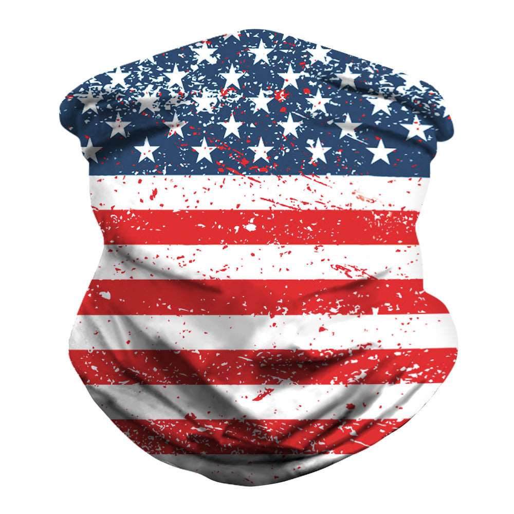 American flag digital printing multifunctional mask - Inspiren-Ezone