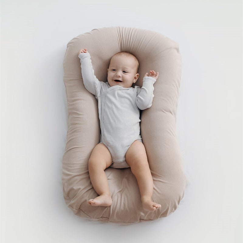 Baby Nest Bed Crib Newborn Baby Nest Cot Cribs Infant Portable Cotton Crib Travel Cradle Cushion - Inspiren-Ezone