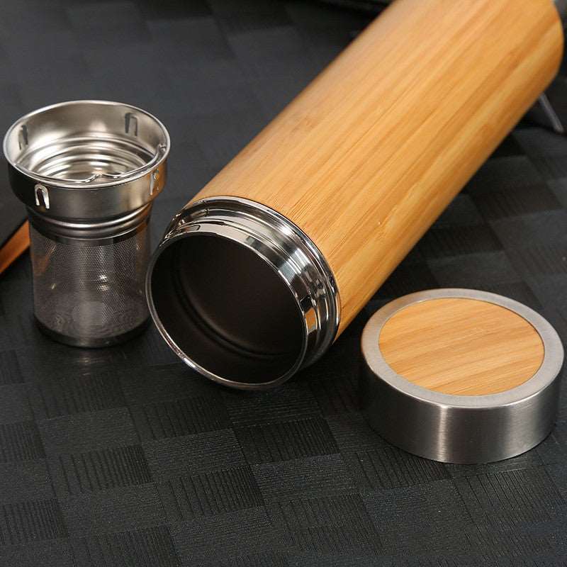 Bamboo Stainless Steel Insulated Bamboo Water Cup - Inspiren-Ezone