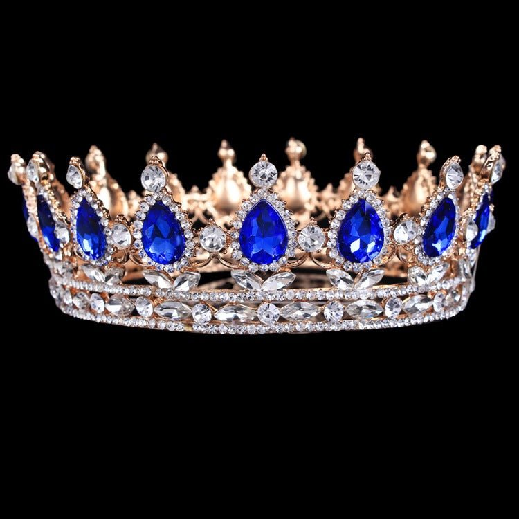 Baroque Bridal Crown Headdress Rhinestone Hair Accessories - Inspiren-Ezone