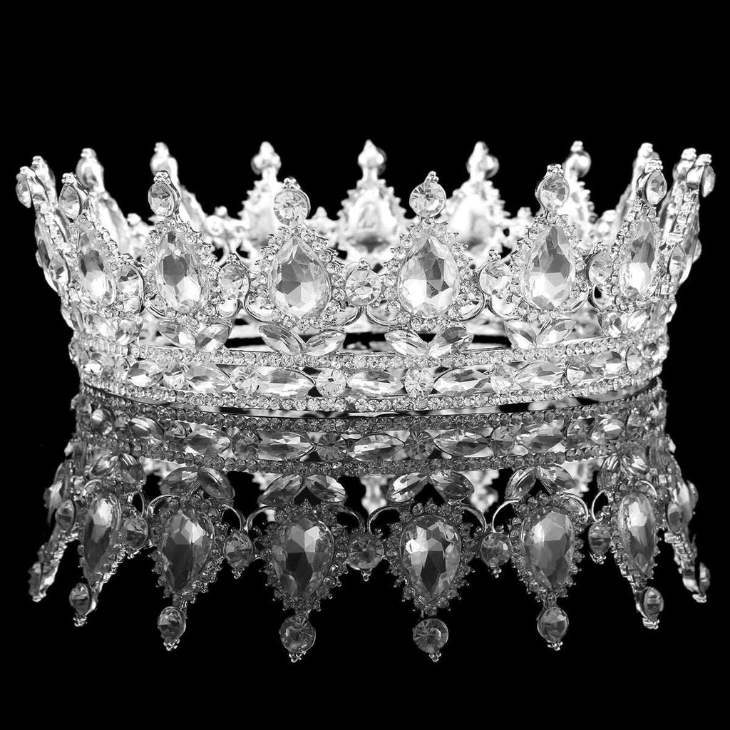 Baroque Bridal Crown Headdress Rhinestone Hair Accessories - Inspiren-Ezone