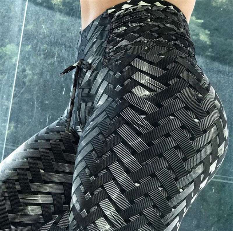 Base Sports Metal Tires Slimming Yoga Pants - Inspiren-Ezone