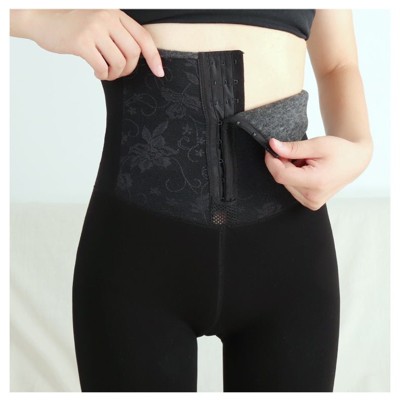 Beautiful Leg Shaping Thermostat Abdominal Pressure All-in-one Pants - Inspiren-Ezone