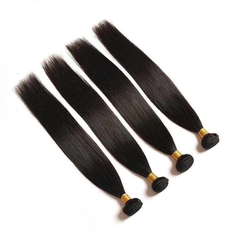 BeuMax 10A Grade 3/4 Straight Hair bundles with 13x4 Frontal - Inspiren-Ezone