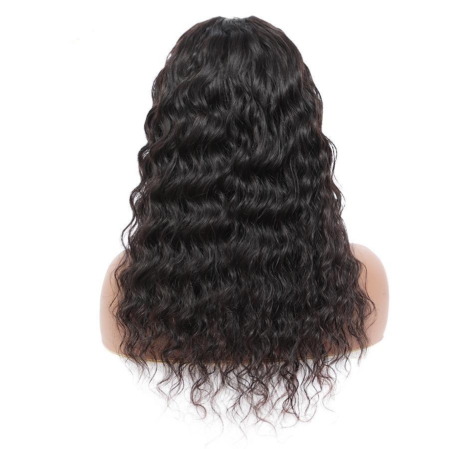 BeuMax Headband Water wave Scarf Human Hair Wigs - Inspiren-Ezone