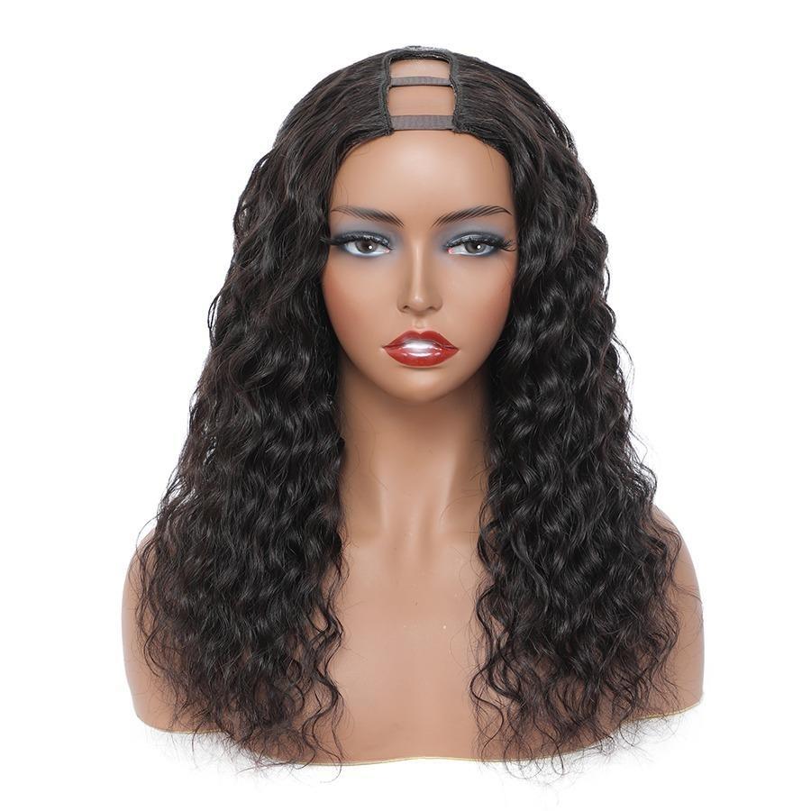 BeuMax Water Wave U part Human Hair Wigs - Inspiren-Ezone
