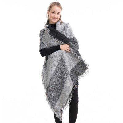 Beveled cashmere shawl - Inspiren-Ezone