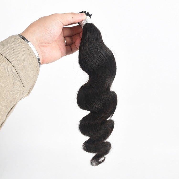 Body Wave Human Hair i Tip Microlinks Bulk Braiding Human Hair Bundles - Inspiren-Ezone