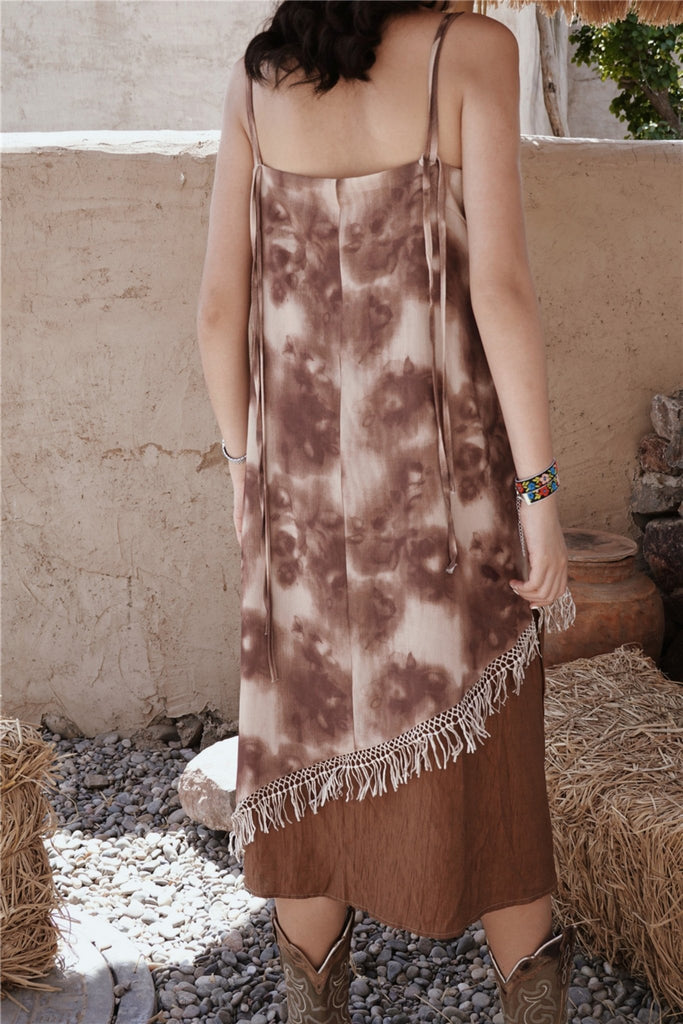 Bohemian Tassel Camisole Dress - Inspiren-Ezone