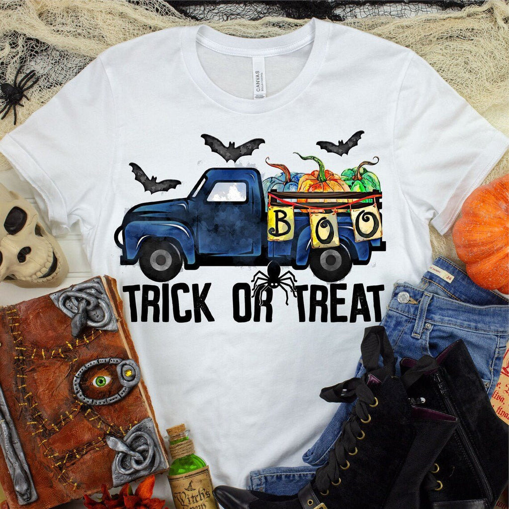 Boo Trick Or Treat Halloween T-shirt - Inspiren-Ezone