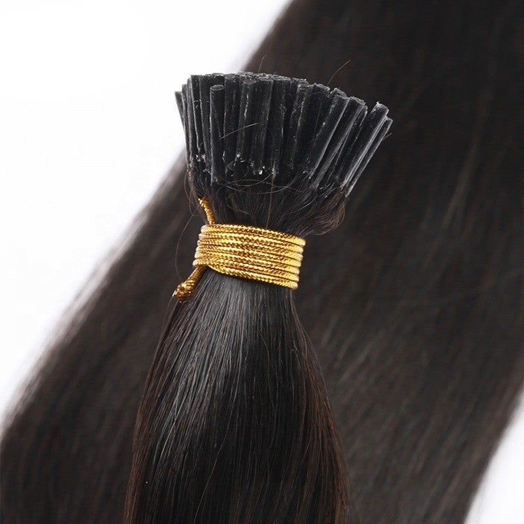 Brazilian Straight Human Hair I Tip Microlinks Bulk Braiding Human Hai - Inspiren-Ezone