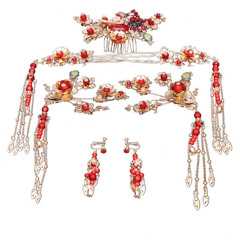 Bridal headdress Chinese style wedding - Inspiren-Ezone