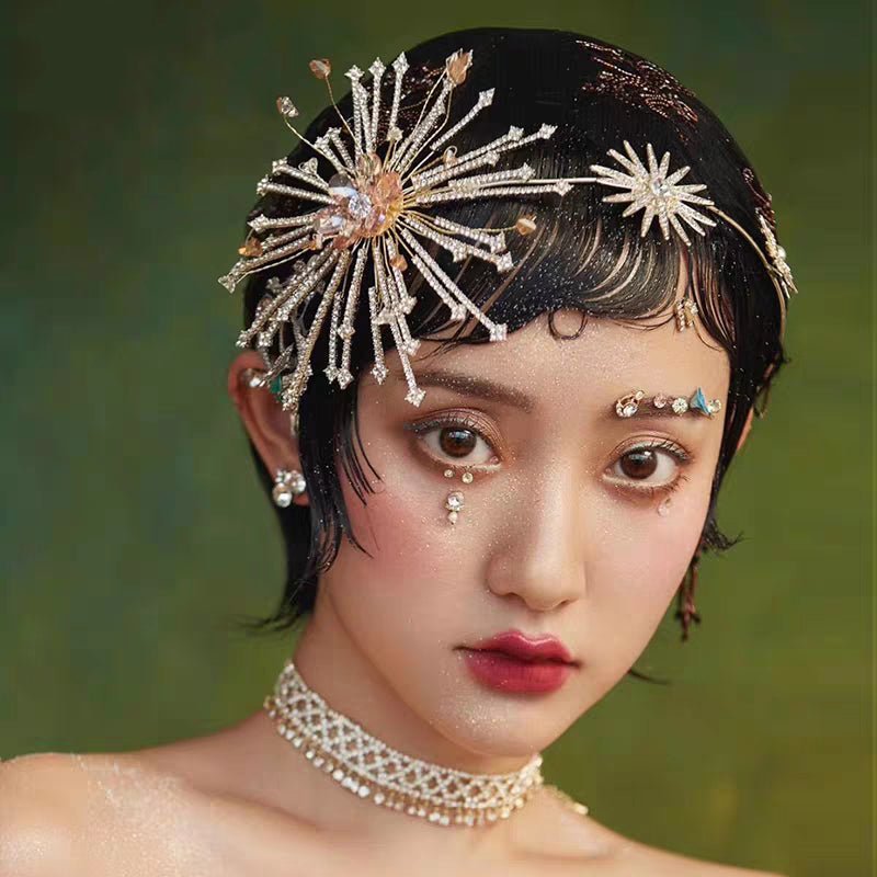 Bridal Rhinestone Headband Hairband Wedding Wedding Hair Accessories - Inspiren-Ezone