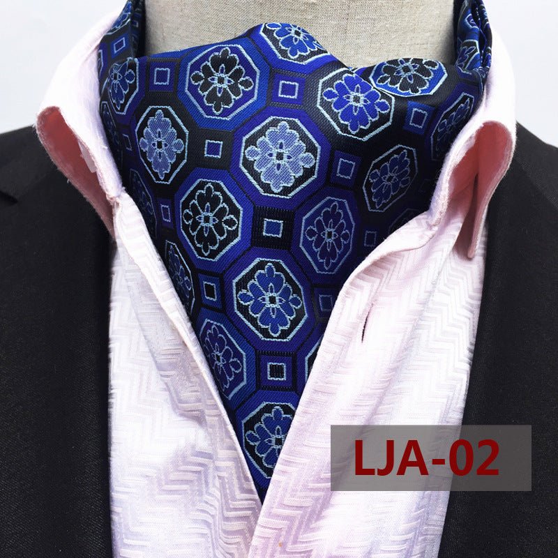 British suit shirt neckline scarf - Inspiren-Ezone