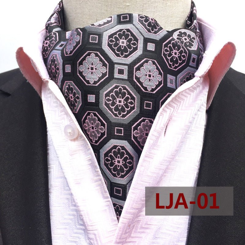 British suit shirt neckline scarf - Inspiren-Ezone