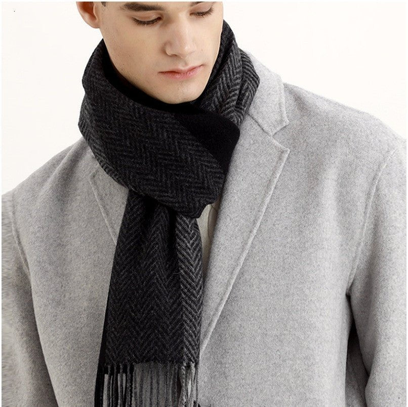 Business cashmere scarf - Inspiren-Ezone