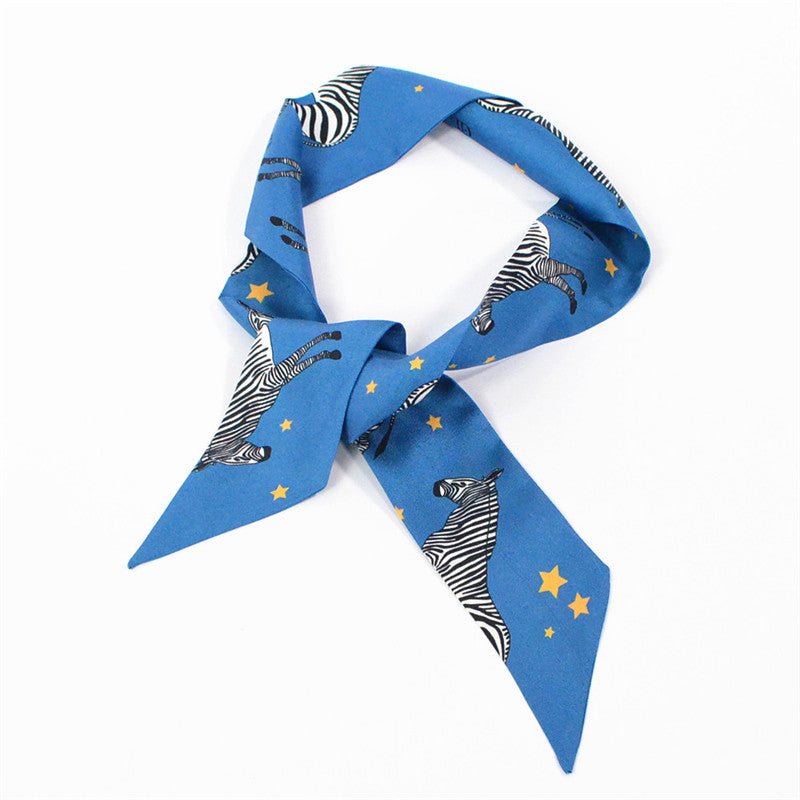 Cartoon starry zebra gift scarf - Inspiren-Ezone