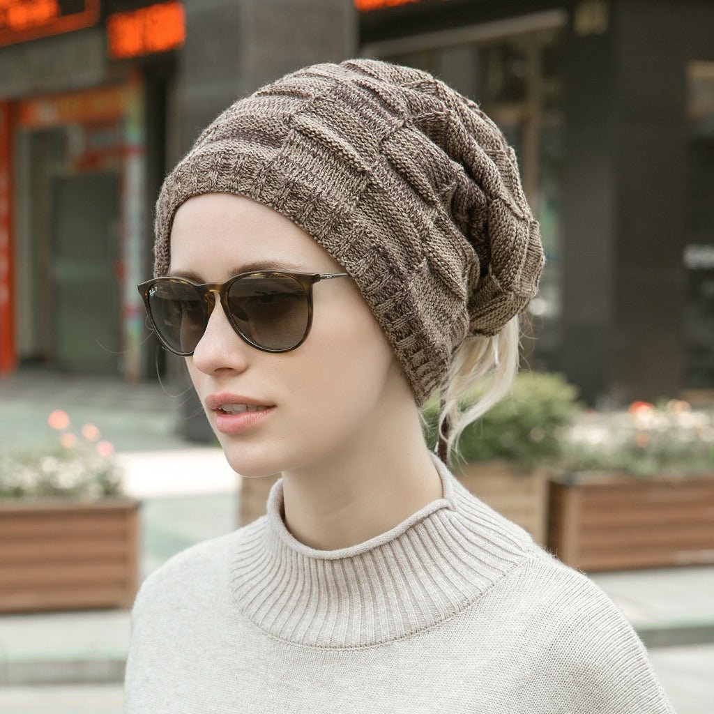 Cashmere Multifunctional plus knitted hat - Inspiren-Ezone