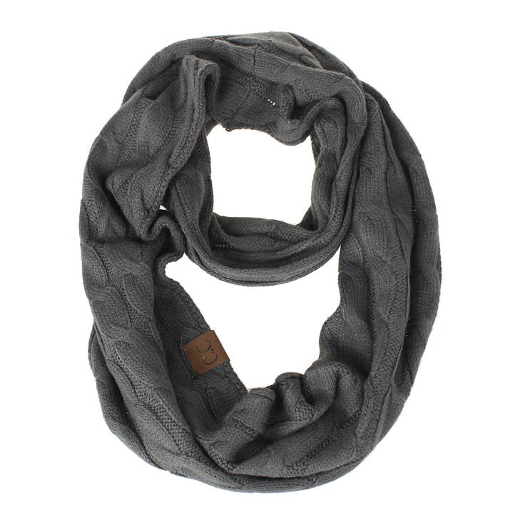 CC scarf wool knit bib winter collar - Inspiren-Ezone