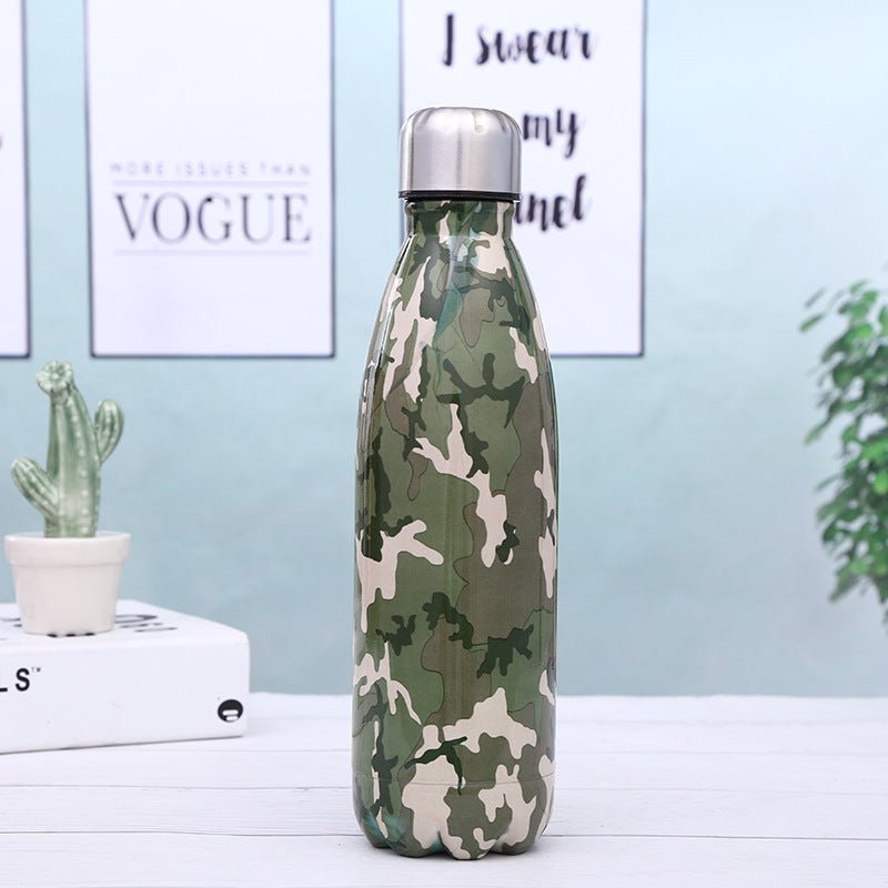 Creative Coke Bottle Stainless Steel Vacuum Flask Sports Water Cup - Inspiren-Ezone