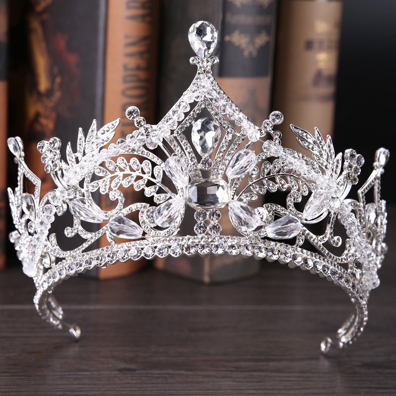 Crystal Big Crown Wedding Hair Accessories - Inspiren-Ezone