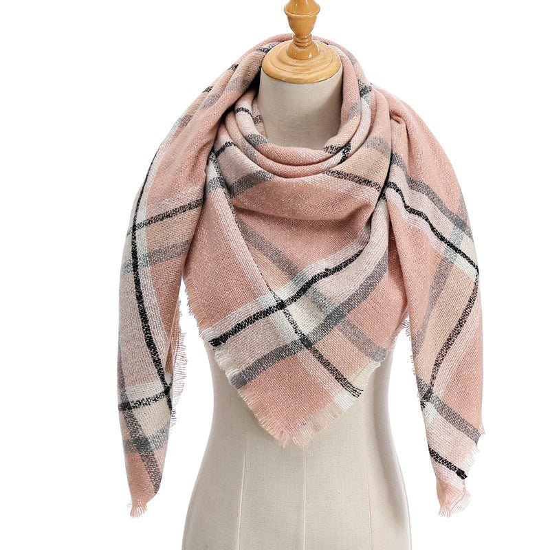 Design Women Triangles Scarf Long Scarves Shawl Autumn Winter - Inspiren-Ezone
