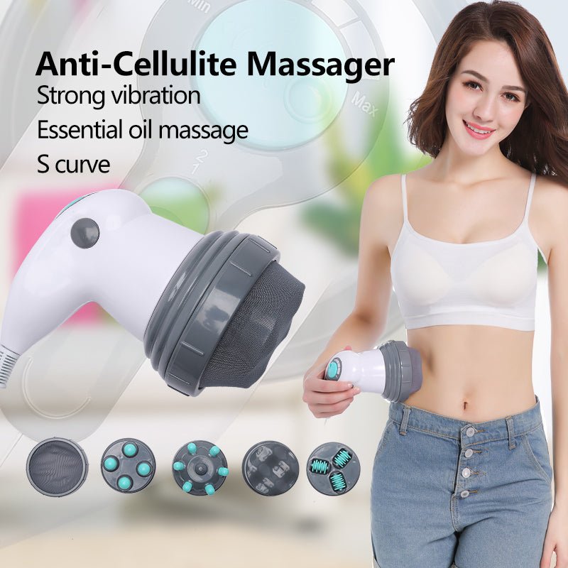 Electric Noiseless Vibration Full Body Massager Slimming Kneading Massage Roller for Waist Losing Weight - Inspiren-Ezone