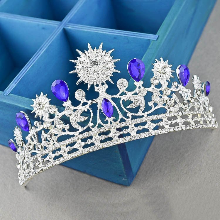 European Style Wedding Alloy Crown Hair Accessories - Inspiren-Ezone