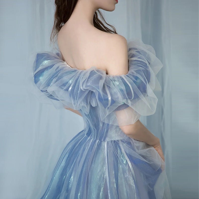 Evening Gown For Women Haze Blue Fairy - Inspiren-Ezone