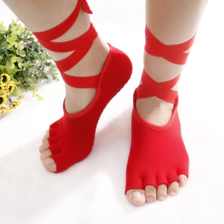 Five-finger Socks Fingerless Non-slip Yoga Socks Women - Inspiren-Ezone