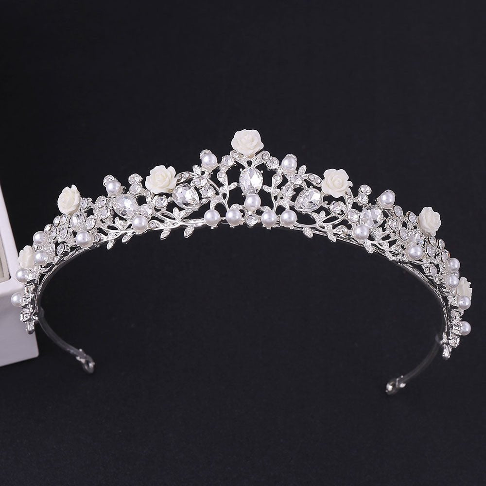 Flower Pearl Children's Hair Accessories Accessories Bridal Tiara - Inspiren-Ezone