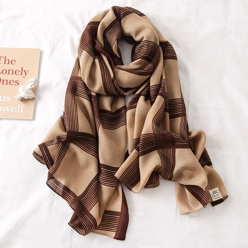 Holiday shawl sunscreen silk scarf - Inspiren-Ezone