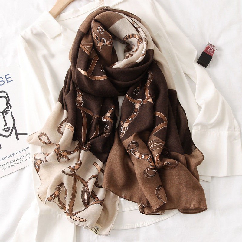 Holiday shawl sunscreen silk scarf - Inspiren-Ezone
