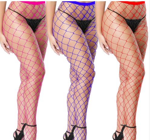 Hot Sale Women Lady Sexy Big Grid Stockings Pantyhose Female High Elastic Pantyhose Mesh Fishnet Socks - Inspiren-Ezone