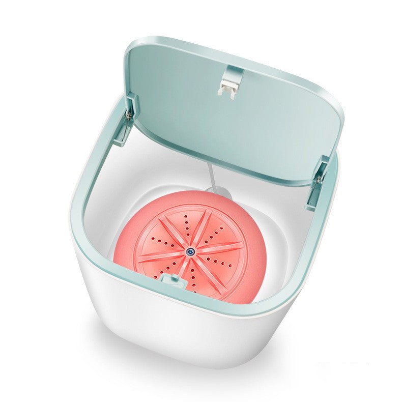 Household Small Laundry Bucket Mini Turbo Table Washing Machine Student Dormitory Washer - Inspiren-Ezone