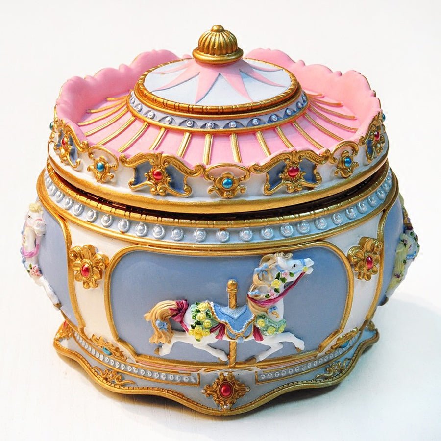 Illuminated carousel music box - Inspiren-Ezone