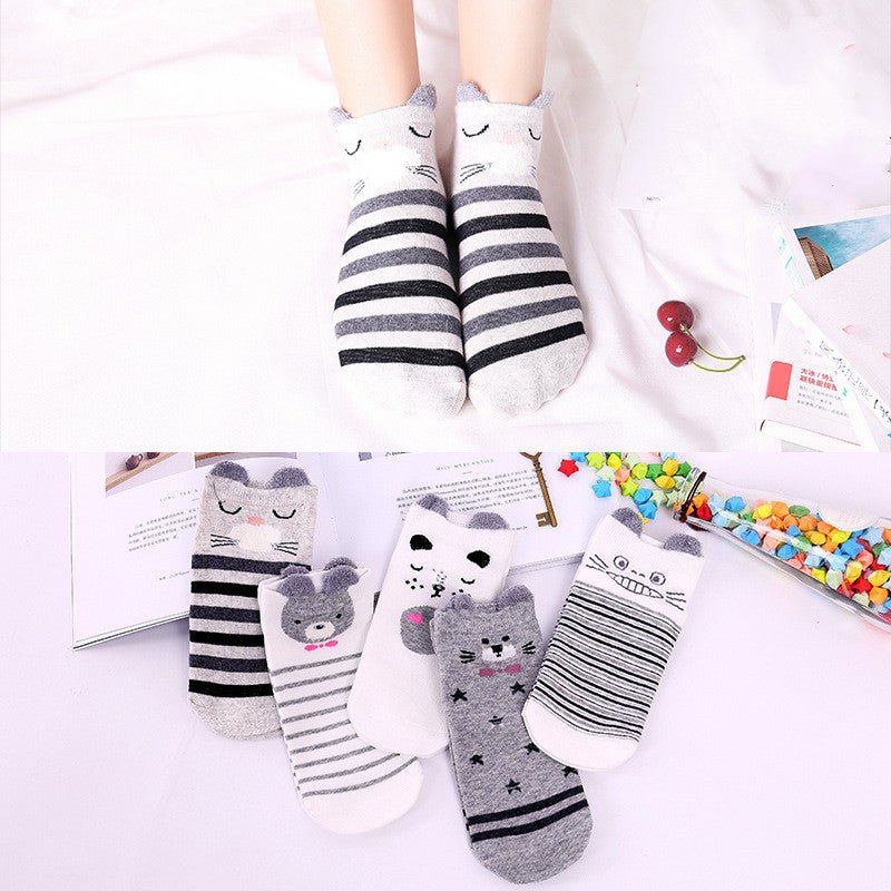 Invisible cute spring and autumn day socks - Inspiren-Ezone