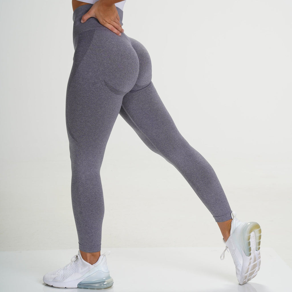 Knitted buttocks moisture wicking yoga pants - Inspiren-Ezone
