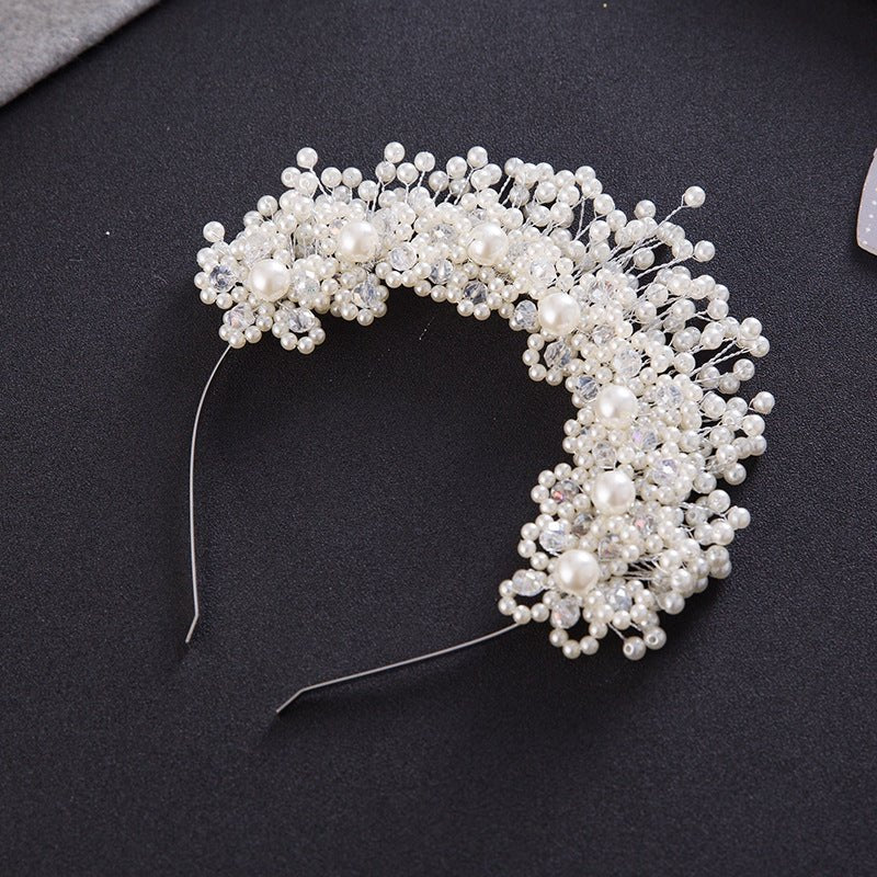 Korean Bridal Hair Accessories, Pearl Headbands, Hair Bands, Head Flowers, Wedding Accessories, Flowers, Wedding Accessories - Inspiren-Ezone