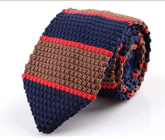 Korean Version Of British Retro Fashion Wool Hand-made Tide Sharp-pointed Necktie - Inspiren-Ezone