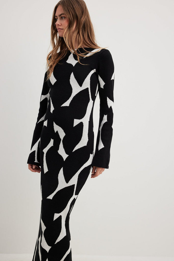 Long Sleeve Women's Knitted Foreign Trade Sweater Long Dress - Inspiren-Ezone