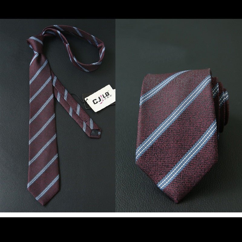Male business striped retro suit tie - Inspiren-Ezone