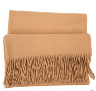 Men's cashmere scarf virgin popular wild solid color warm scarf monochrome shawl - Inspiren-Ezone